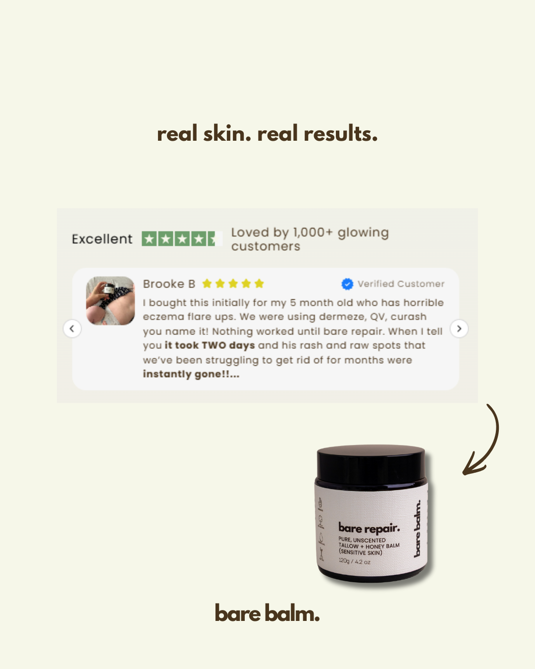 Bare Repair - Pure, Unscented Healing Balm